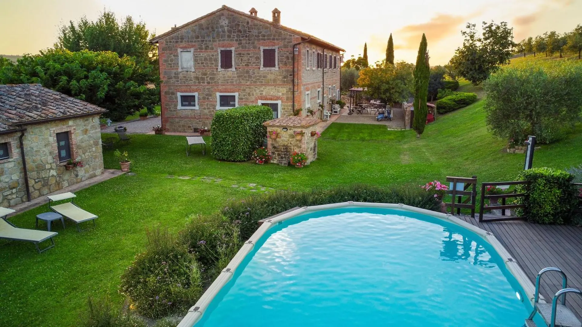Agriturismo Palazzi Del Papa Pienza Bauernhof
